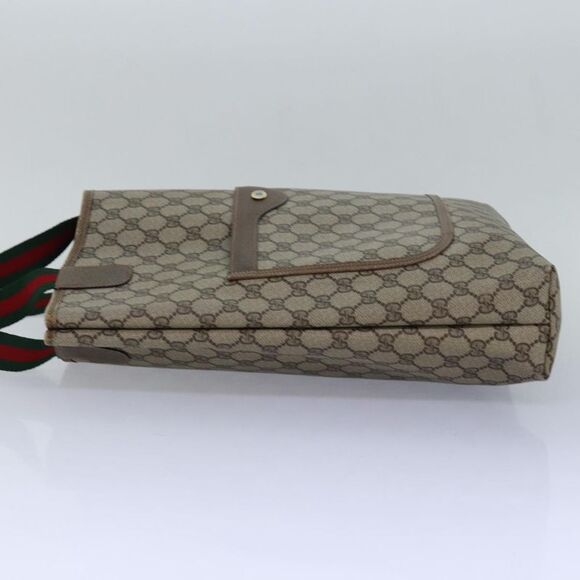 Gucci Sherry Beige Canvas Tote Bag (Pre-Owned) - Picture 9 of 16